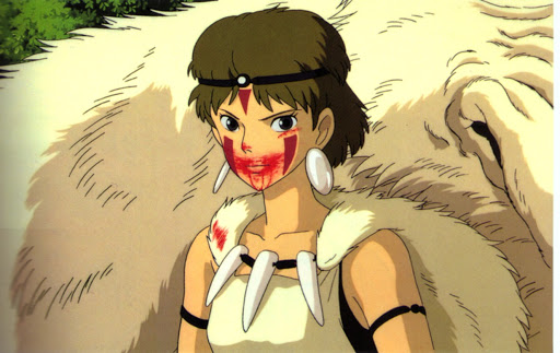 Yuriko Ishida voices Princess Mononoke