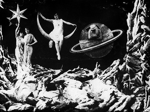 Scene from George Melies's A Trip to the Moon