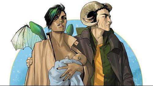 Saga by Brian Vaughan and Fiona Staples
