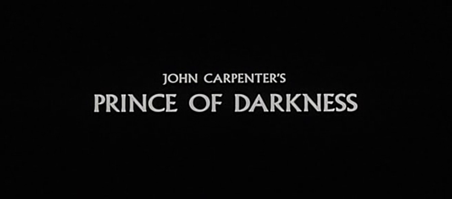 John Carpenters Prince of Darkness title screen