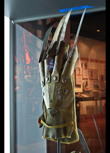 Freddy Krueger's glove closeup