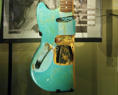 Kurt Cobain's Fender Mustang at MoPOP