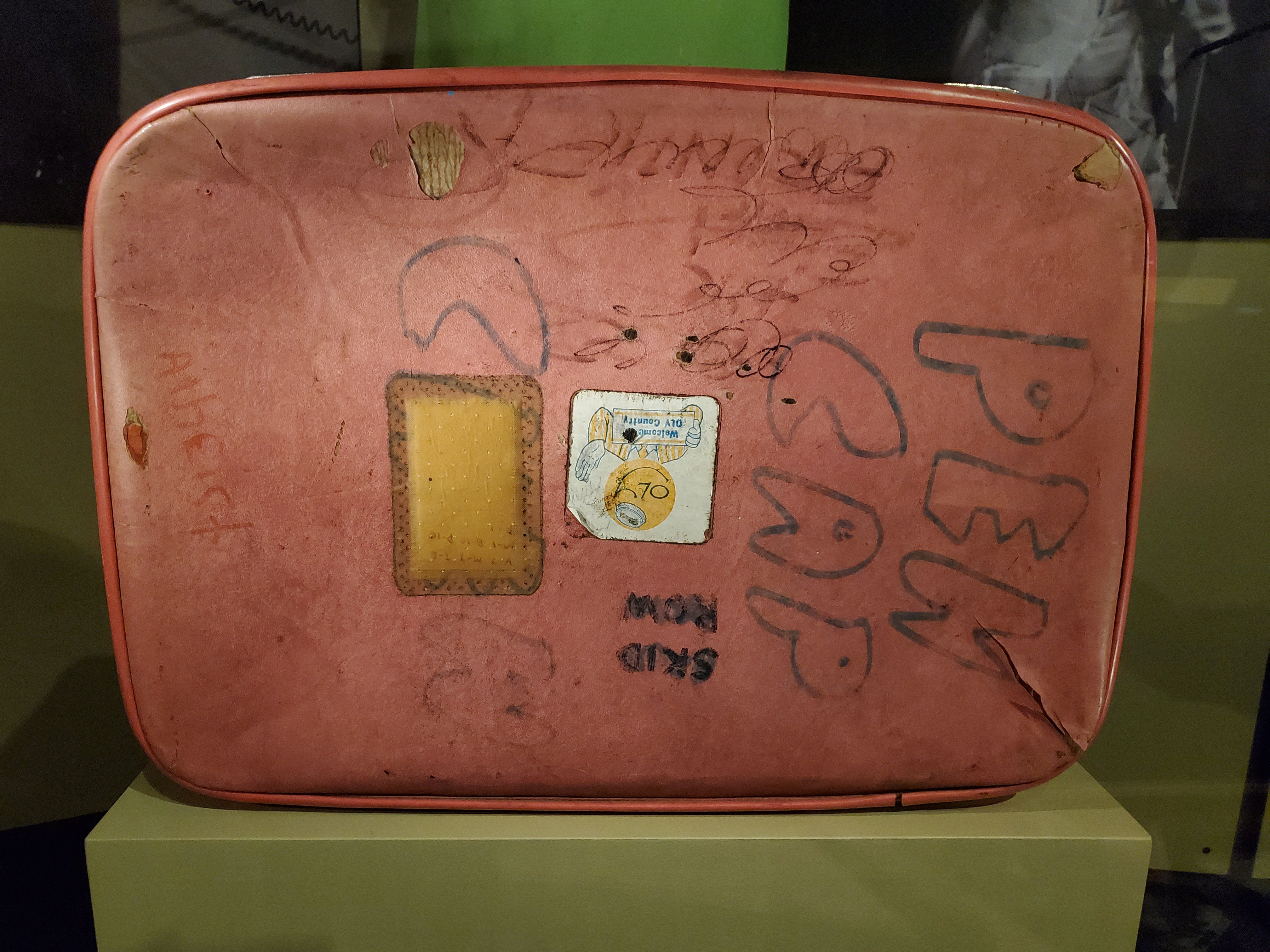 Kurt Cobain Pink Suitcase