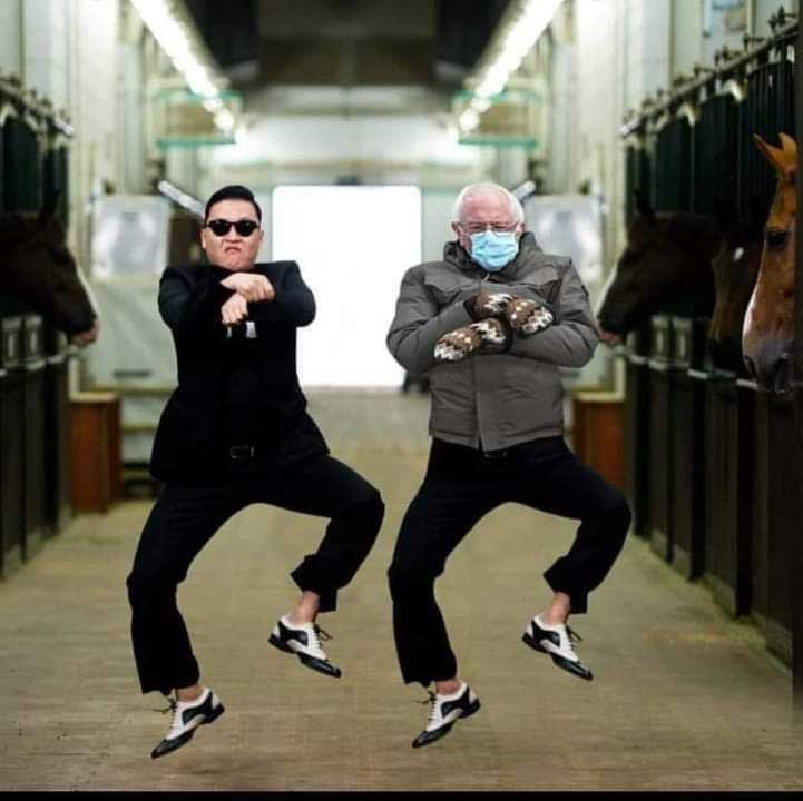 Gangnam Style Bernie Sanders Meme