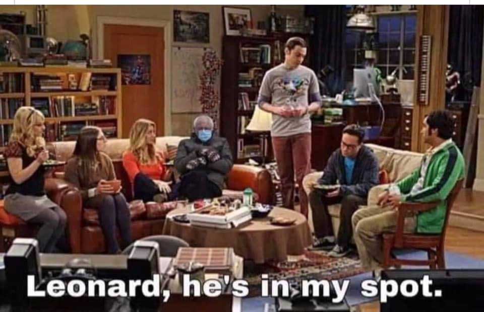 The Big Bang Theory Bernie Sanders Meme
