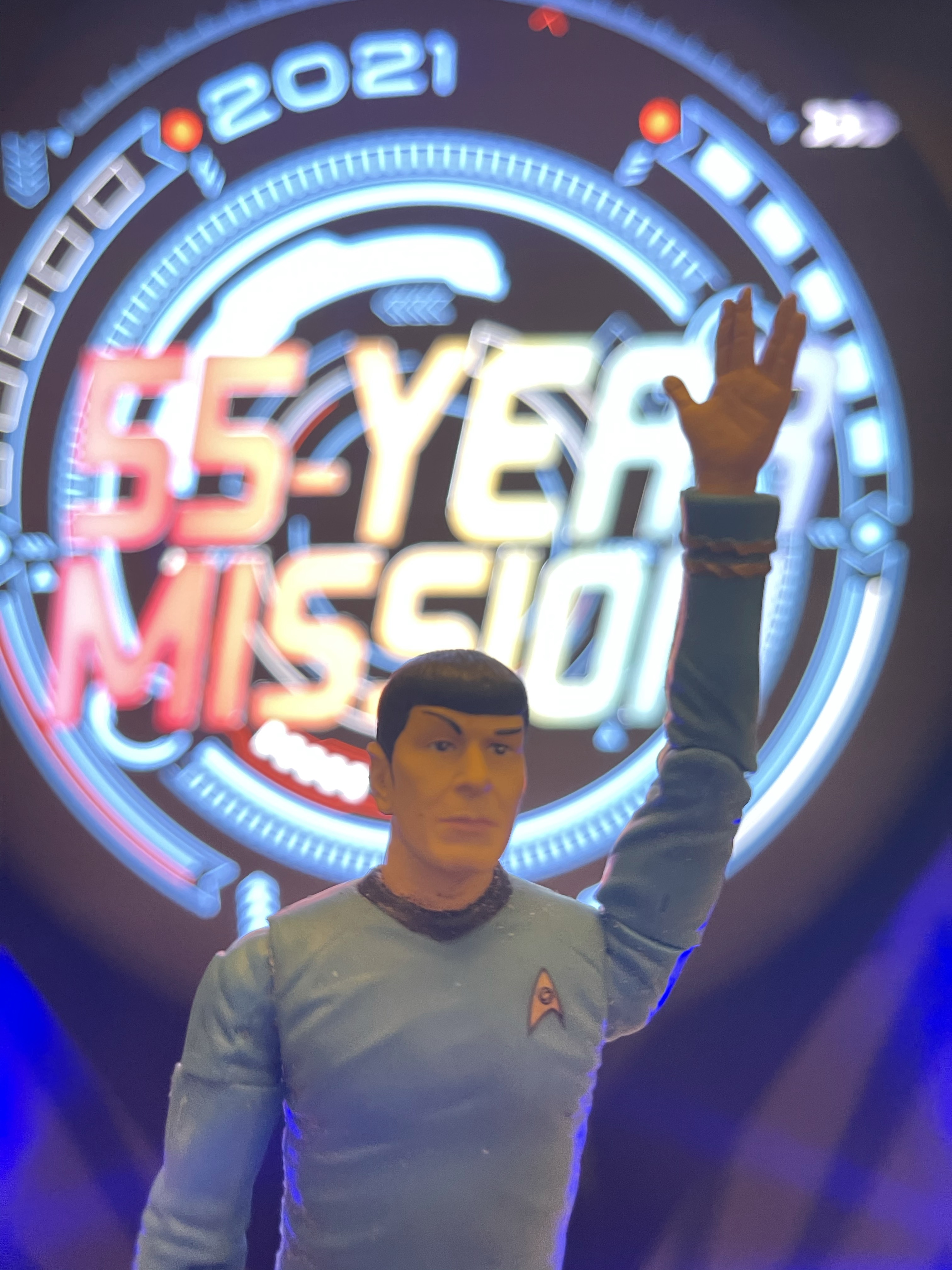 Spock Action Figure at the Las Vegas Convention 2021