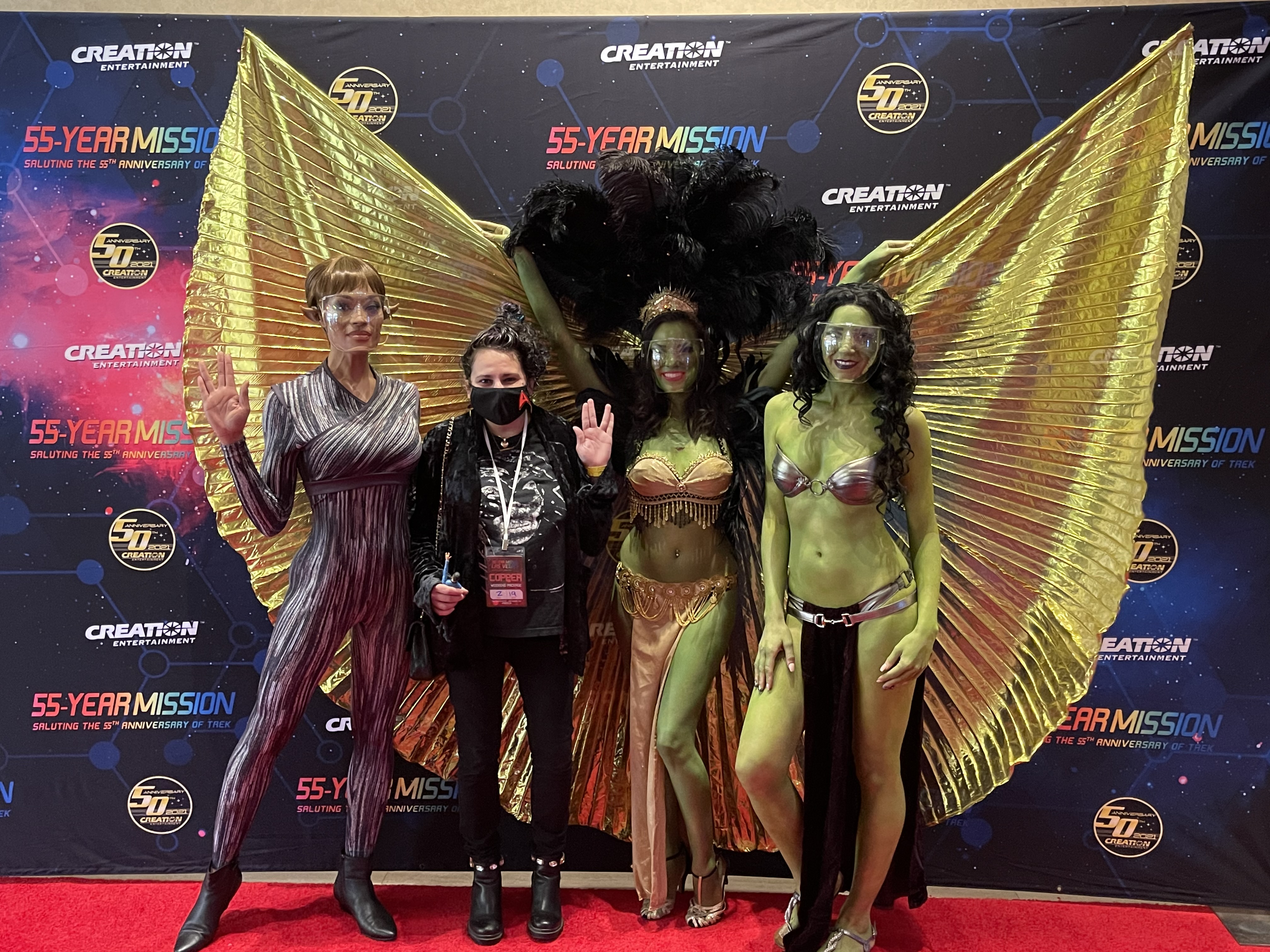 Cosplayers at Creation Entertainment's Trek Convention